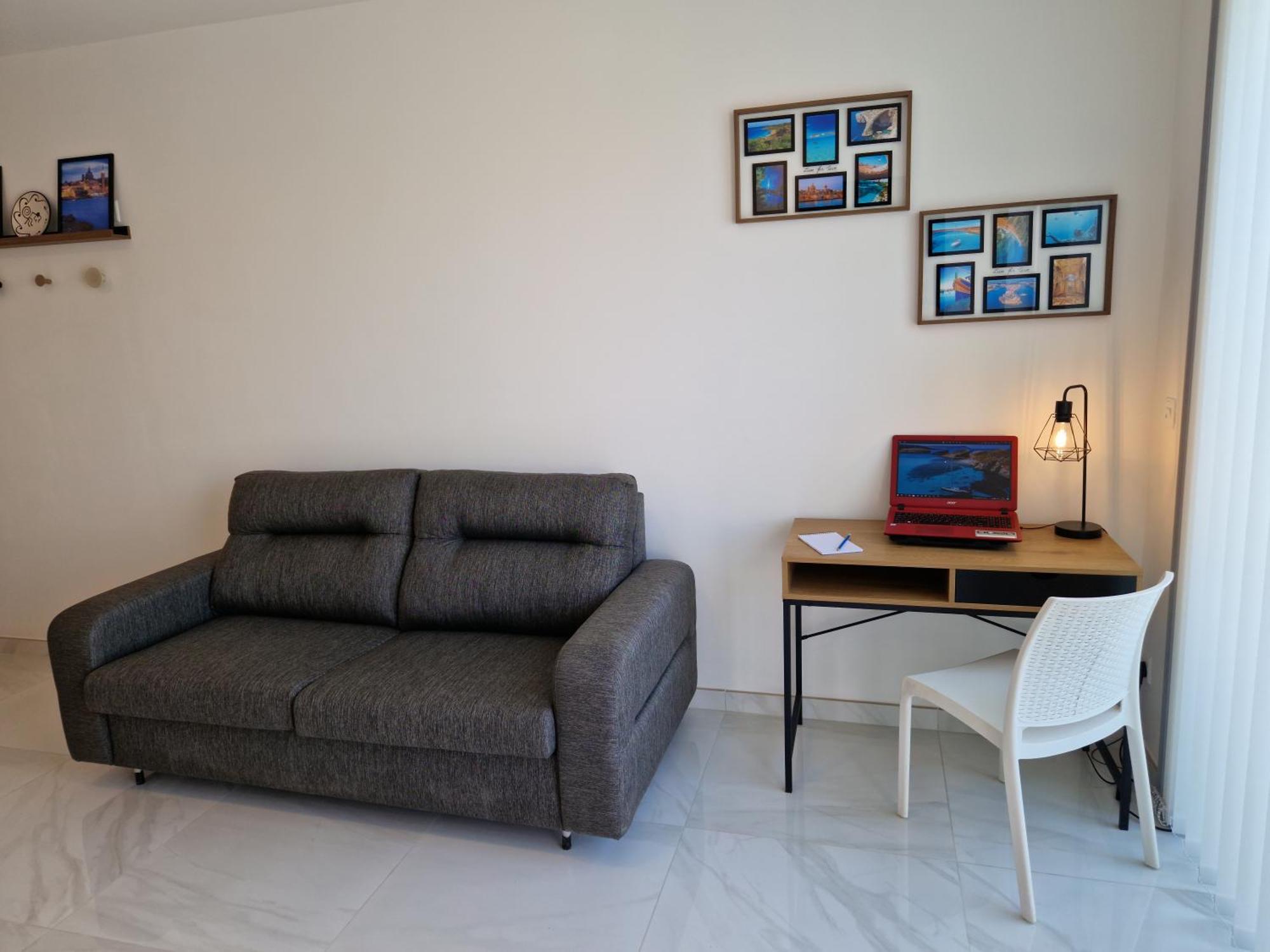Sea View New Penthouse Terrace & Garage Parking Lejlighed San Pawl il-Baħar Eksteriør billede