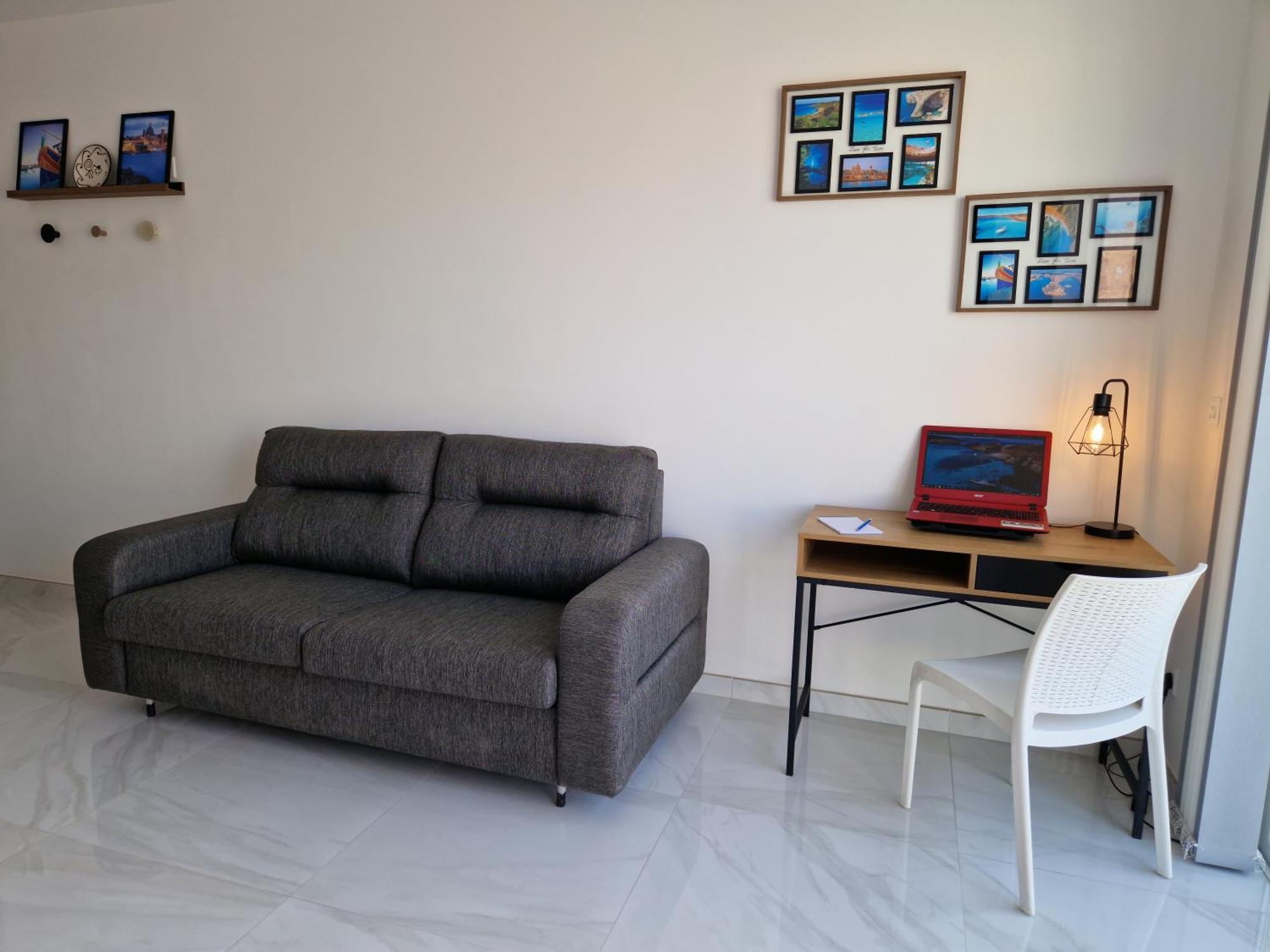 Sea View New Penthouse Terrace & Garage Parking Lejlighed San Pawl il-Baħar Eksteriør billede