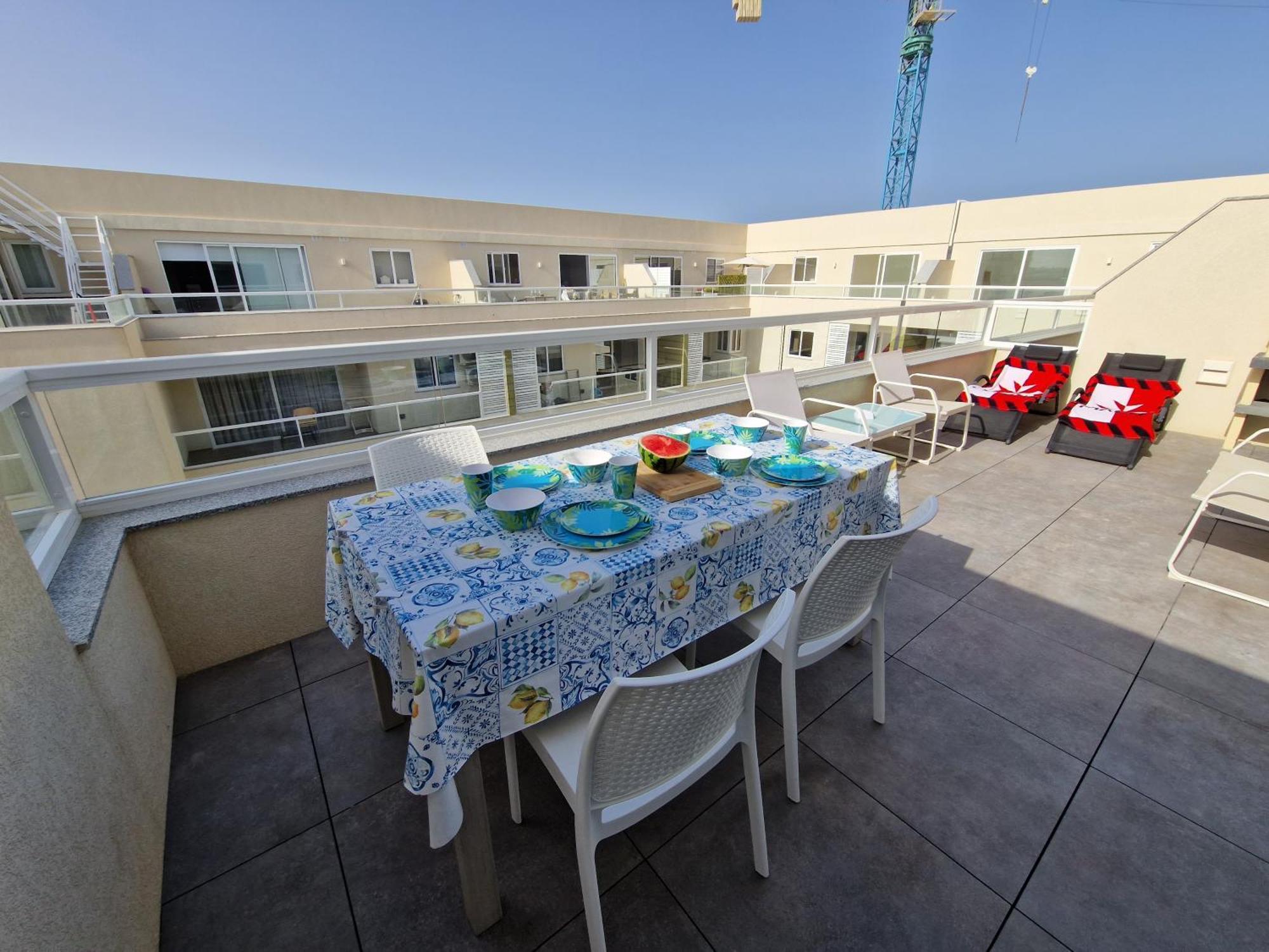 Sea View New Penthouse Terrace & Garage Parking Lejlighed San Pawl il-Baħar Eksteriør billede