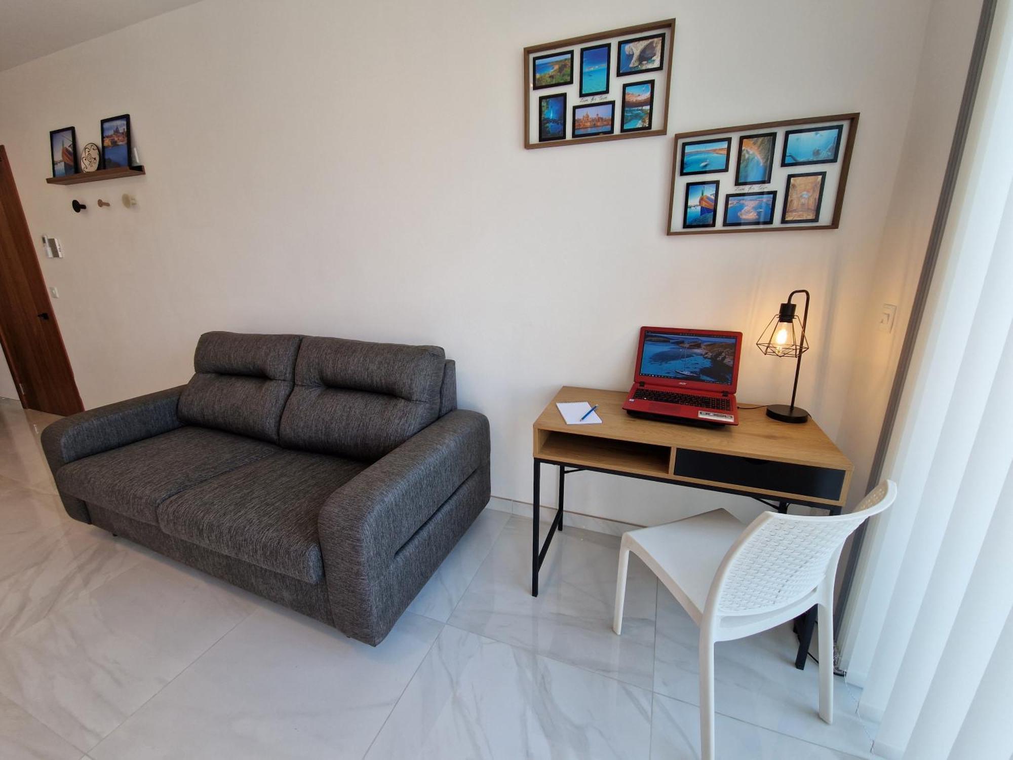 Sea View New Penthouse Terrace & Garage Parking Lejlighed San Pawl il-Baħar Eksteriør billede